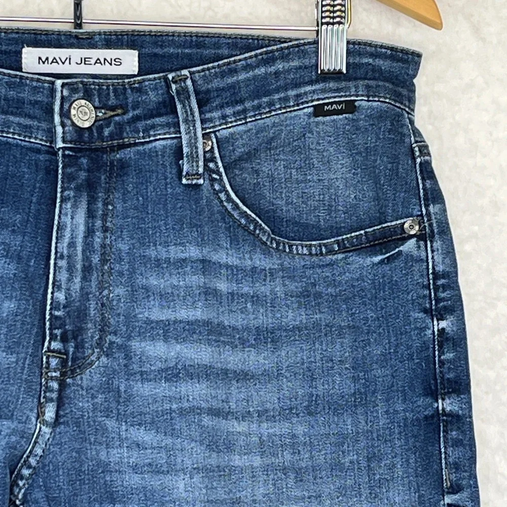 Mavi Jeans Mens Slim Leg Jake Medium Wash Blue Denim Stretch Pants 32x32